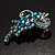 Light Blue Crystal Grapes Brooch - view 9