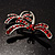 Fancy Red Dragonfly Fashion Brooch - view 6