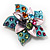 3D Enamel Crystal Flower Brooch (Multicoloured) - view 9