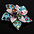 3D Enamel Crystal Flower Brooch (Multicoloured) - view 8