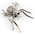 Giant Crystal Spider Fashion Brooch - view 7