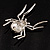 Giant Crystal Spider Fashion Brooch - view 10
