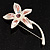Stunning Calla Lily Brooch (Silver Tone) - view 7