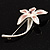 Stunning Calla Lily Brooch (Silver Tone) - view 14