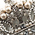 Oversized Statement Simulated Pearl And Crystal Crown Brooch - view 4