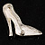 Iridescent Swarovski Crystal Stiletto Shoe Brooch (White) - view 4