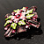 Statement Floral Brooch (Silver Tone) - view 9