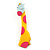 Tall Yellow Plastic Giraffe Brooch