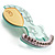 Rocking Horse Plastic Crystal Brooch (Sandy,Pale Green& Lavender) - view 2
