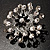 Sparkling Clear Crystal Corsage Brooch - view 4