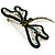 Jumbo Sequin Dragonfly Brooch (Silver, Green&Olive) - view 3