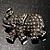 Running Baby Elephant Brooch (Antique Silver) - view 4
