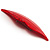 Hot Red Plastic Crystal Lips Brooch - view 3