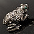 Crystal Toad Brooch (Black Tone) - view 5