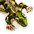 Exotic Enamel Lizard Brooch - view 5