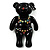 Black Bear In Crystal Bathing Suit Brooch