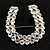 Clear Crystal Lucky Horseshoe Brooch (Silver Tone) - view 4