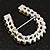 Clear Crystal Lucky Horseshoe Brooch (Silver Tone) - view 8