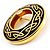 Traditional Circle Celtic Brooch (Gold Tone) - view 3