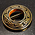 Traditional Circle Celtic Brooch (Gold Tone) - view 6