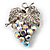 AB Crystal Bunch Of Grapes Brooch - view 1