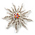 Corsage Sparkling Crystal Star Brooch - view 8