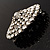 Clear Crystal Corsage Brooch (Silver Tone) - view 4