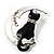 Cat And Moon Brooch - view 3