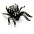 Vintage Sparkling Spider Brooch - view 4