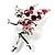 Magical Fairy With Pink Crystal Wings Brooch (Silver Tone) - view 3