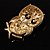 Cute Baby Owl Brooch (Gold&Silver Tone) - view 6