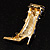 Dark Blue Stiletto High Boot Pin Brooch - view 6