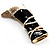 Black Stiletto High Boot Pin Brooch - view 4