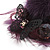 'Fluffy Paradise' Hair Clip/ Brooch (Violet & Deep Purple) - Catwalk 2013 - view 2
