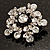 Swarovski Crystal Star Brooch (Clear & Black) - view 6