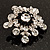 Swarovski Crystal Star Brooch (Clear & Black) - view 7