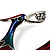 Huge Multicoloured Diamante Enamel Fire-Bird Brooch (Silver Tone) - view 4