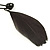 Black Feather Charm Safety Pin Brooch (Catwalk - 2014) - view 4