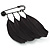 Black Feather Charm Safety Pin Brooch (Catwalk - 2014) - view 6