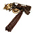 'Owl, Key, Sun, Tassel & Bow' Charm Safety Pin (Bronze Tone) - view 9