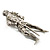 Silver Crystal Knight Brooch - view 3