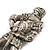 Silver Crystal Knight Brooch - view 4