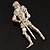 Silver Crystal Knight Brooch - view 5