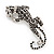 'Roaring Leopard' Silver Plated Brooch - view 8