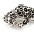 'Roaring Leopard' Silver Plated Brooch - view 4