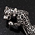 'Roaring Leopard' Silver Plated Brooch - view 7