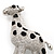 Silver Plated Giraffe Brooch - view 4