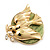 Gold Plated 'The Dove Of Peace' Brooch - view 14