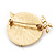 Gold Plated 'The Dove Of Peace' Brooch - view 7