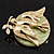 Gold Plated 'The Dove Of Peace' Brooch - view 9